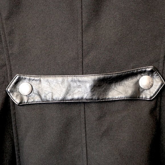 Men's Punk Military Style Long Coat - Picture 4 of 10